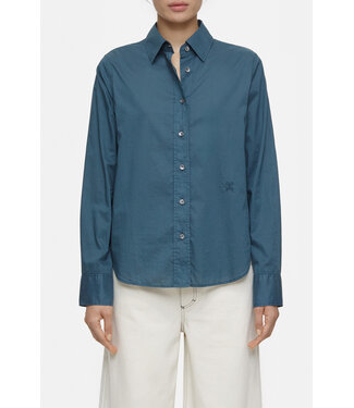 Closed Straight fitted shirt midnight lake