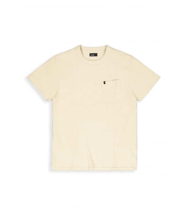 Butcher of Blue Adrien loose pkt tee beige grey