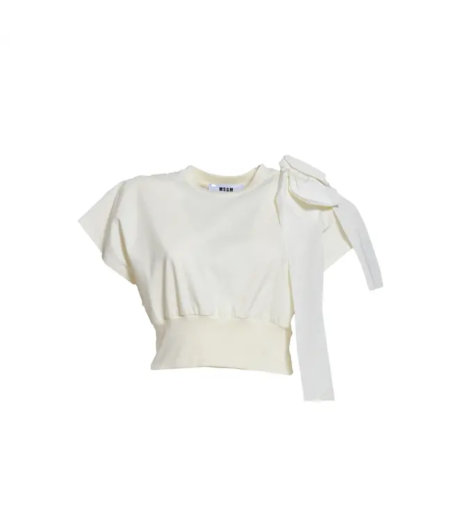 MSGM T-shirt white Bow