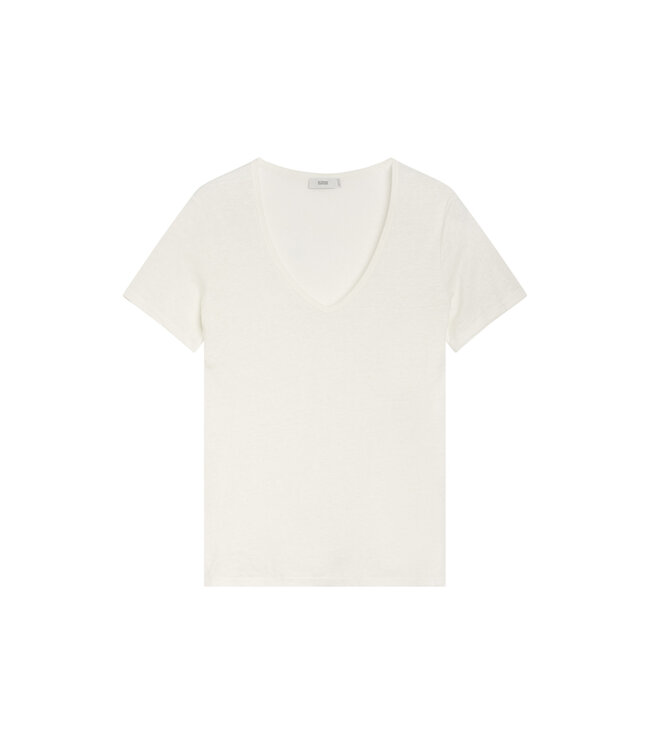 Closed T shirt v neck linnen 218