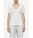 Closed T shirt v neck linnen ivory