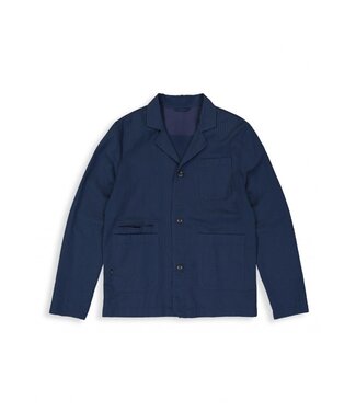 Butcher of Blue Worker Seersucker blazer iris blue