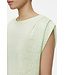 Closed Pleated sleeveless linnen top Limonetta