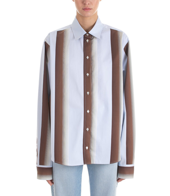 MSGM Camicia shirt dark brown