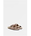 Closed Sandal calf leather taupe/beige