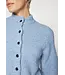 Gestuz Alpha short sleeve cardigan illution blue melange