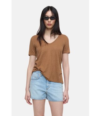 Closed T shirt v neck linnen 983