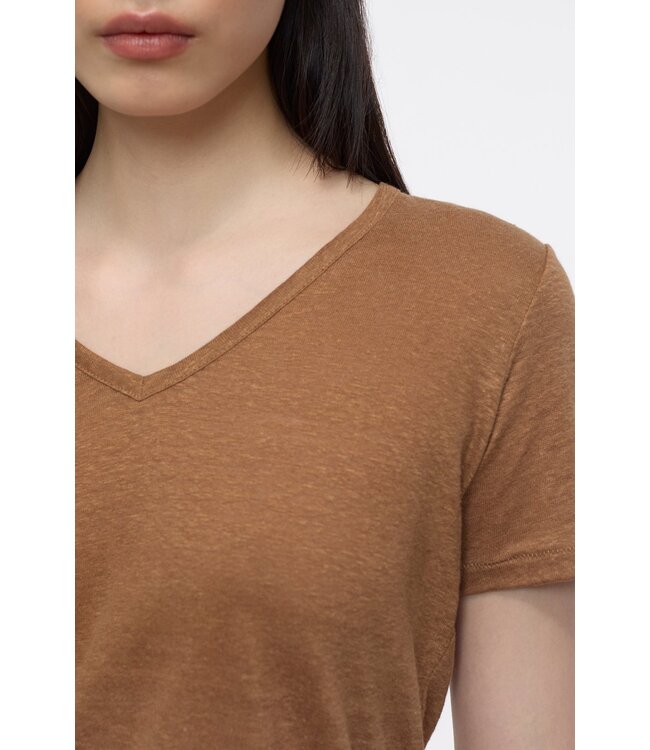 Closed T shirt v neck linnen 983
