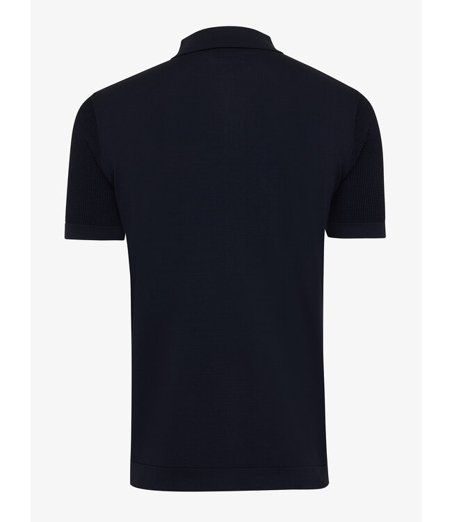Genti Polo SS knit blue