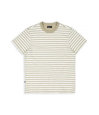 Butcher of Blue Gaspard loose stripe tee stone beige