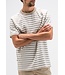 Butcher of Blue Gaspard loose stripe tee stone beige