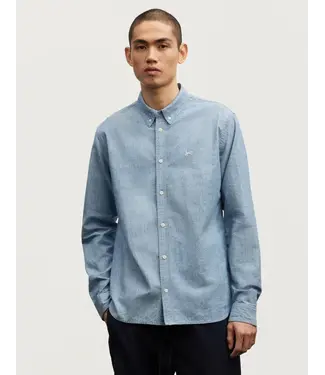 Denham Rich reg shirt chambrey light blue