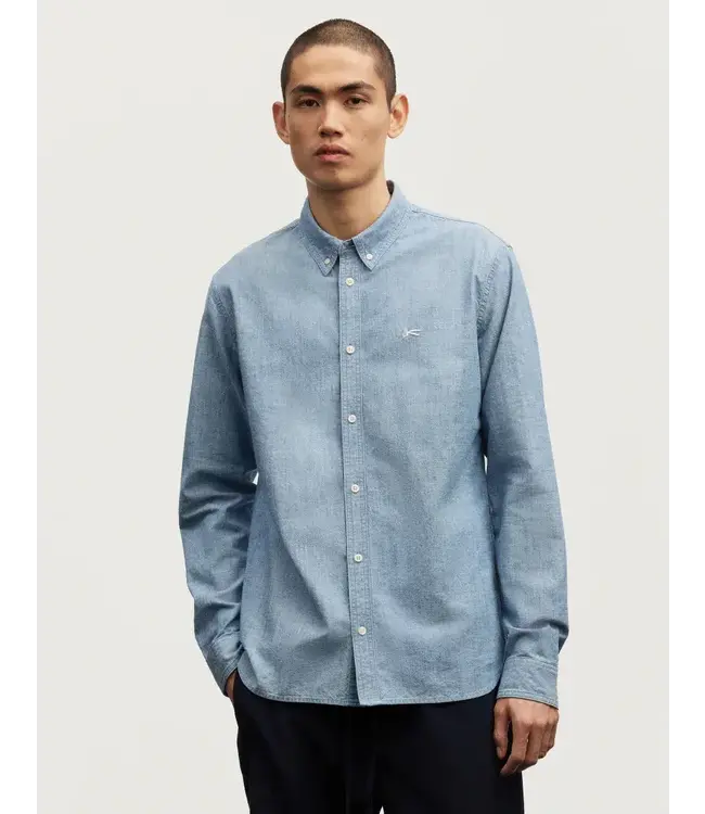 Denham Rich reg shirt chambrey light blue