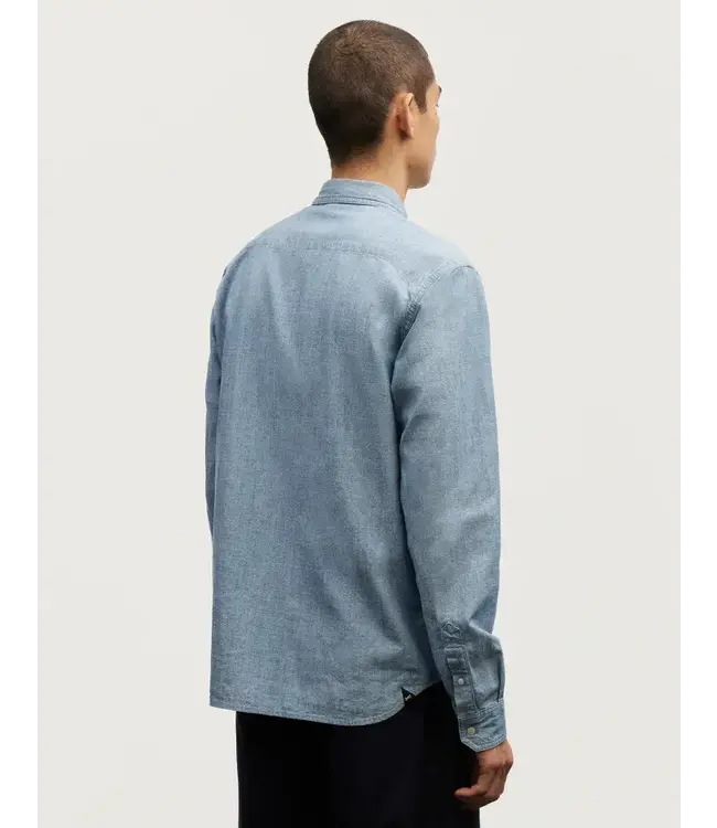 Denham Rich reg shirt chambrey light blue