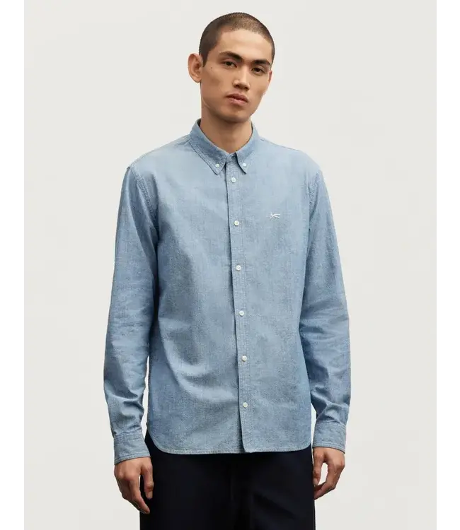 Denham Rich reg shirt chambrey light blue