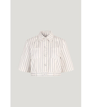 Baum und Pferdgarten Majasa white sand pinstripe shirt