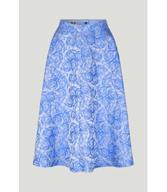 Baum und Pferdgarten Saya blue rose jacquard skirt