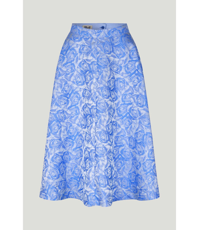 Baum und Pferdgarten Saya blue rose jacquard skirt