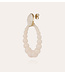 Gas Bijoux Andy earrings acetate white