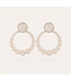 Gas Bijoux Andy earrings acetate white