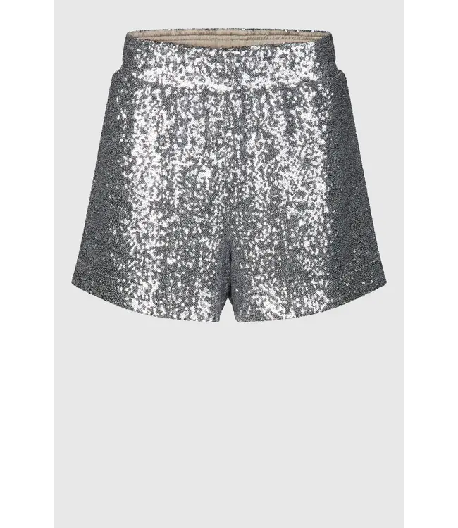 Second Female shine shorts silver