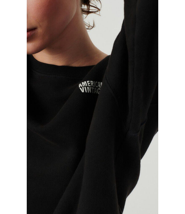American Vintage Sweat Izubird   Reglisse  vintage black
