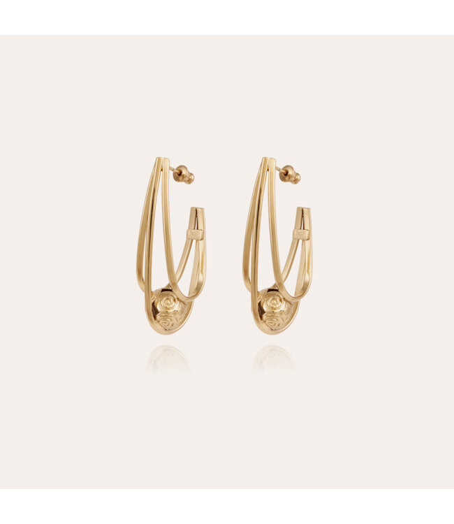 Gas Bijoux Jupi gold  earrings