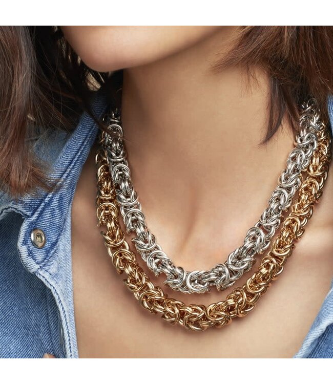 Gas Bijoux Copy of collier aventurine gold turqoise