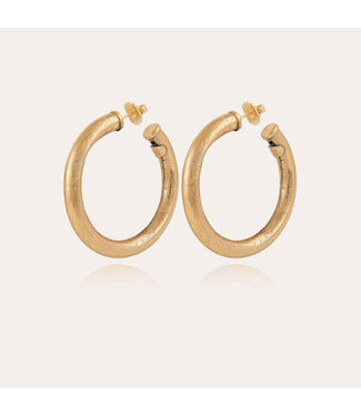 Gas Bijoux Maoro hoop earring small  gold