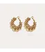 Gas Bijoux Tourbillon  earrings small gold