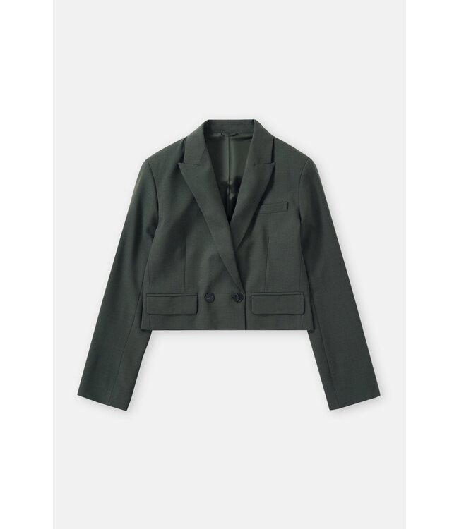 Closed Fitted blazer green weed