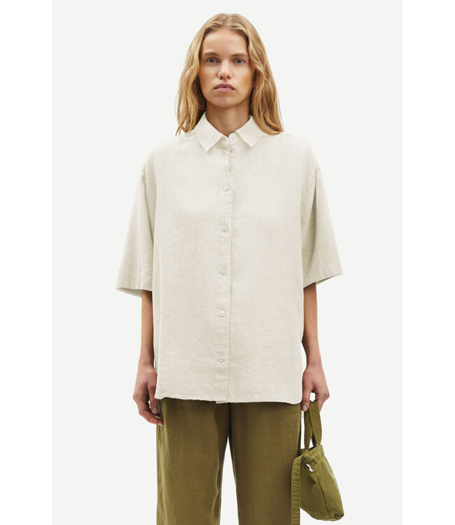 Samsøe Samsøe Salarika ss shirt pristine linnen