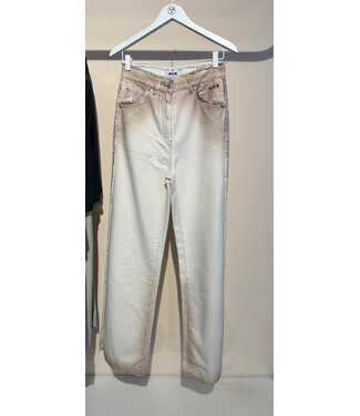 MSGM Pantalone Jeans beige