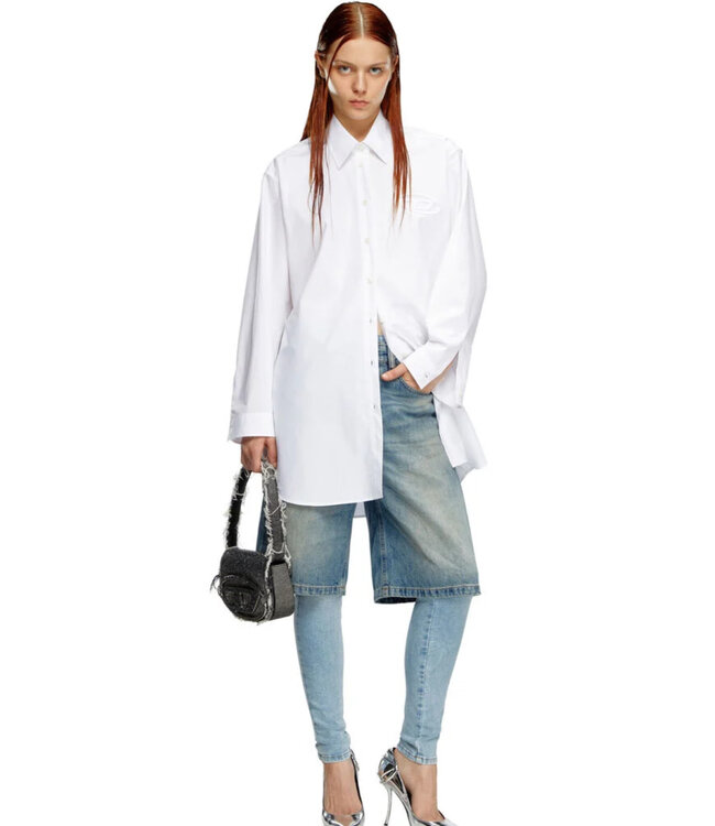 Diesel D-Dalis dress logo white