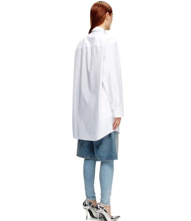 Diesel D-Dalis dress logo white