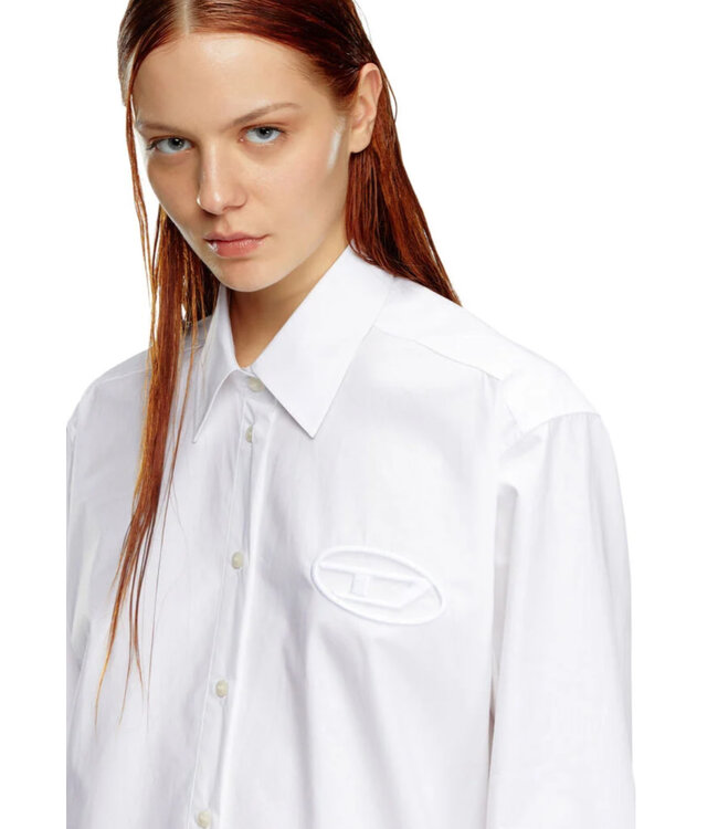 Diesel D-Dalis dress logo white