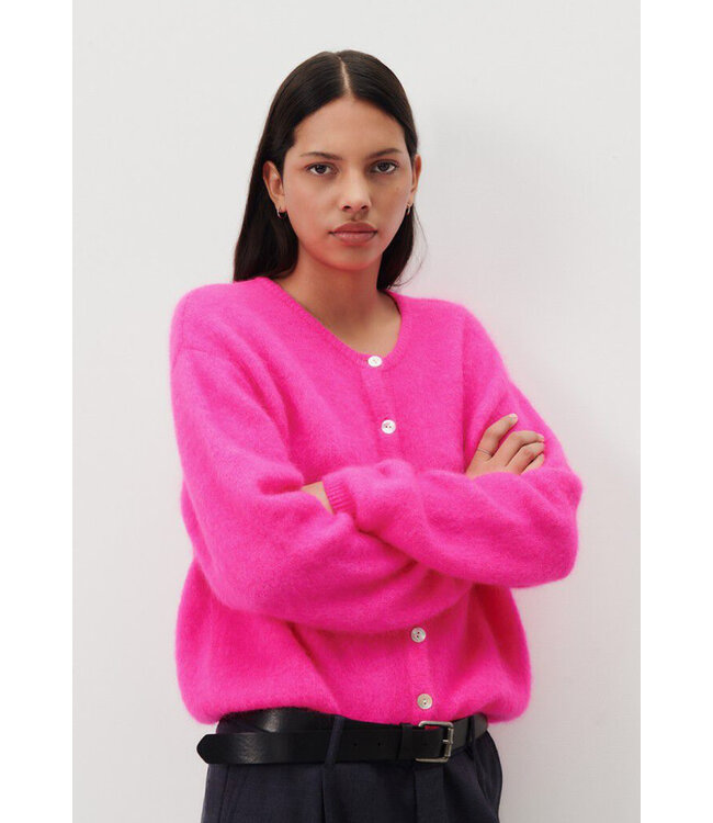 American Vintage Vito Gilet Rose Fluo Chine