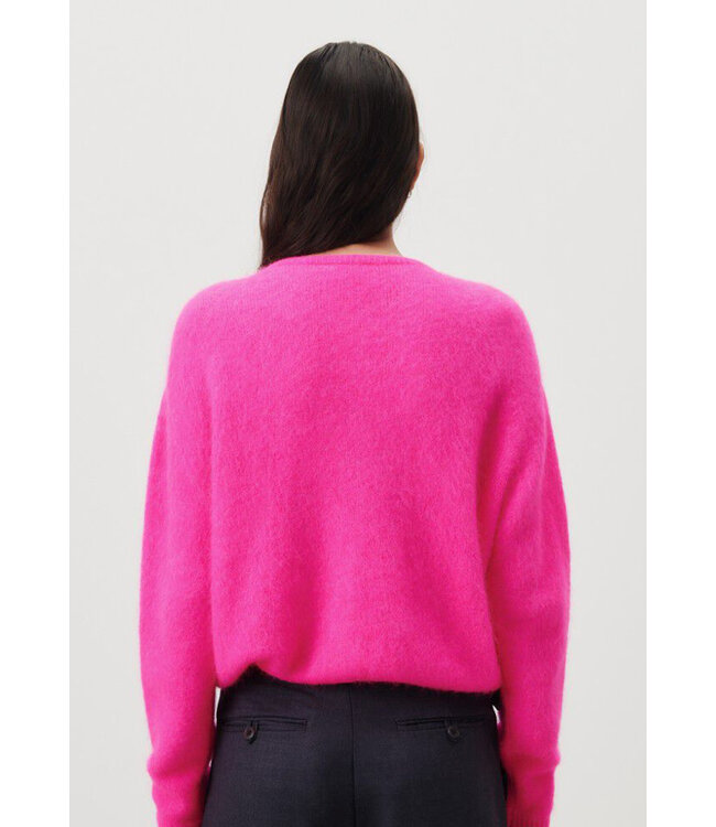 American Vintage Vito Gilet Rose Fluo Chine