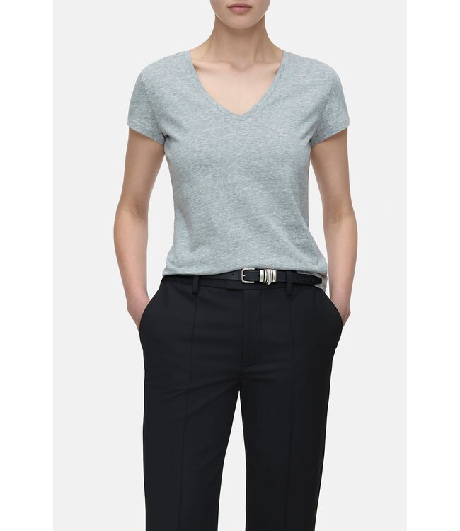 Closed T-shirt V-neck grey