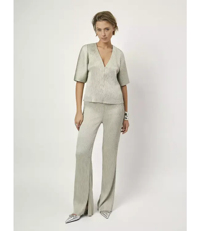 Dante 6 D6 Raquel pleated top matcha