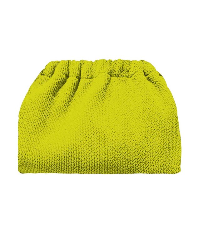 Crinkle Clutch Bag Lime