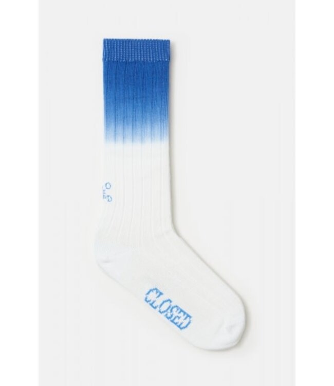 Closed White Blue ombre socks