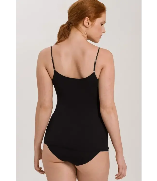 Hanro Cotton seamless top Black