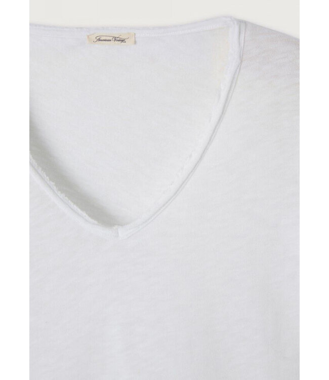 American Vintage Sonoma t-shirt V-neck white