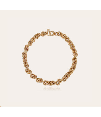 Gas Bijoux Copy of collier maille ovale large gold