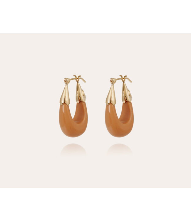 Gas Bijoux Ecume earrings Peach