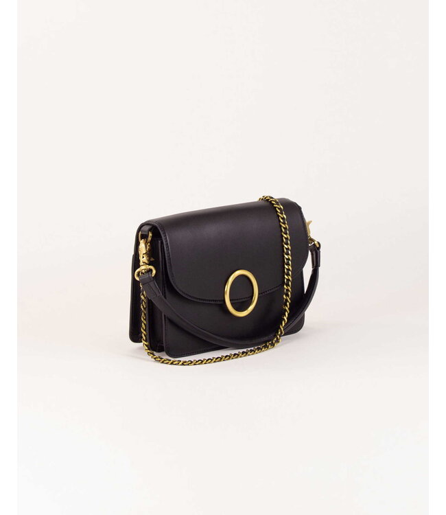 Sessùn Theao bag with oval buckle black