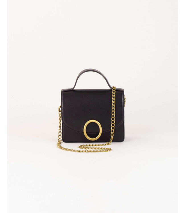 Sessùn Copy of Theao bag with oval buckle black