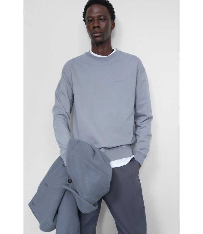 Closed Logo Crewneck Sweat washed stone