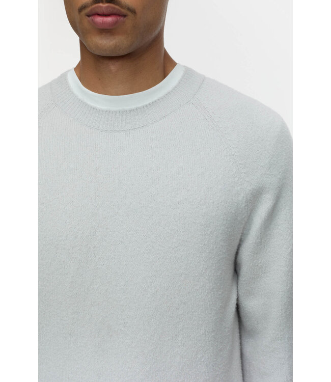 Closed Crewneck Raglan Oyster Grey